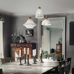 LUGANO 21 CERAMICZNA LAMPA WISZĄCA     206806 Ideal-Lux